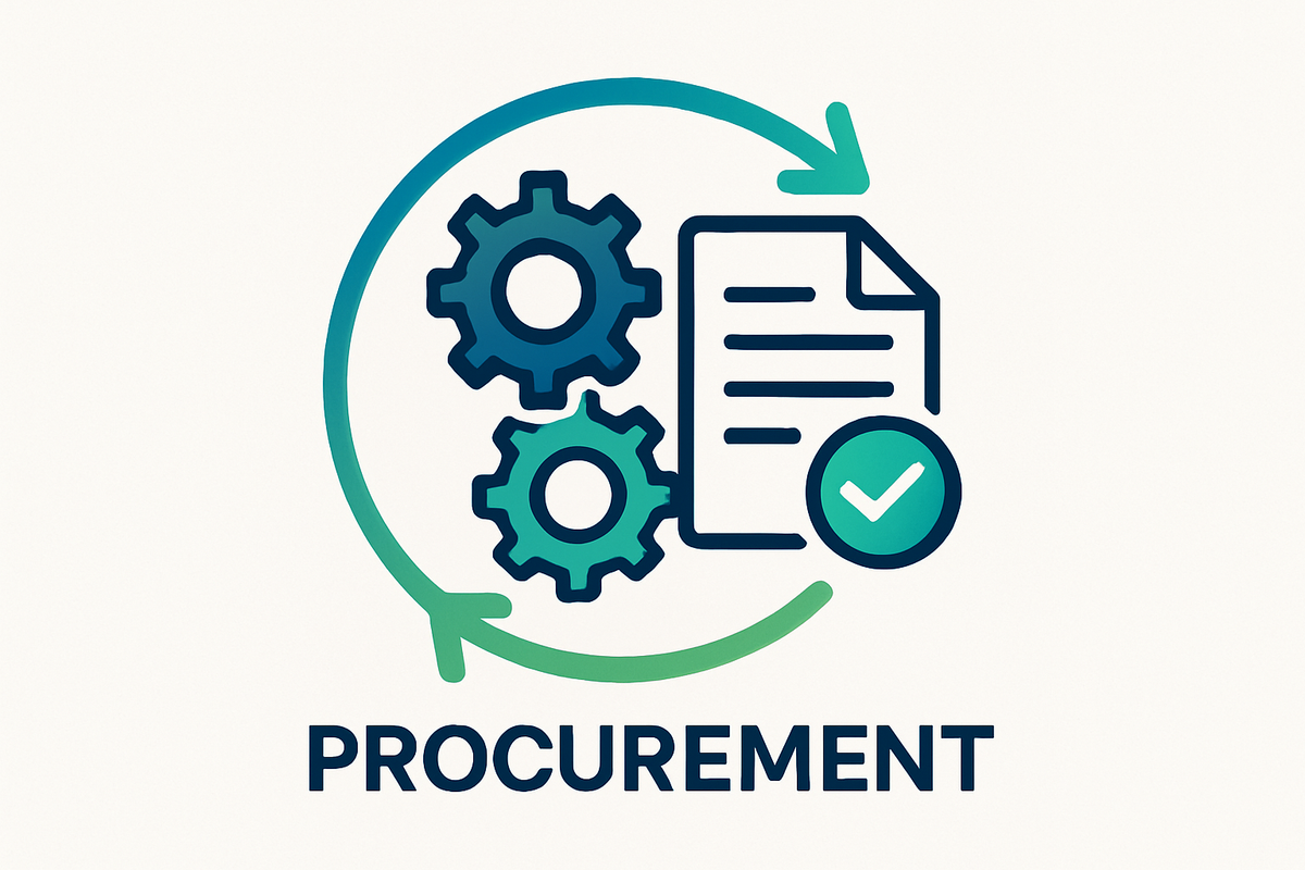 Efficient procurement ICON with colour